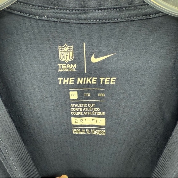 Dallas Cowboys T-Shirt Mens XXL Blue The Nike Tee NFL Onfield Apparel Dri Fit - Picture 6 of 8